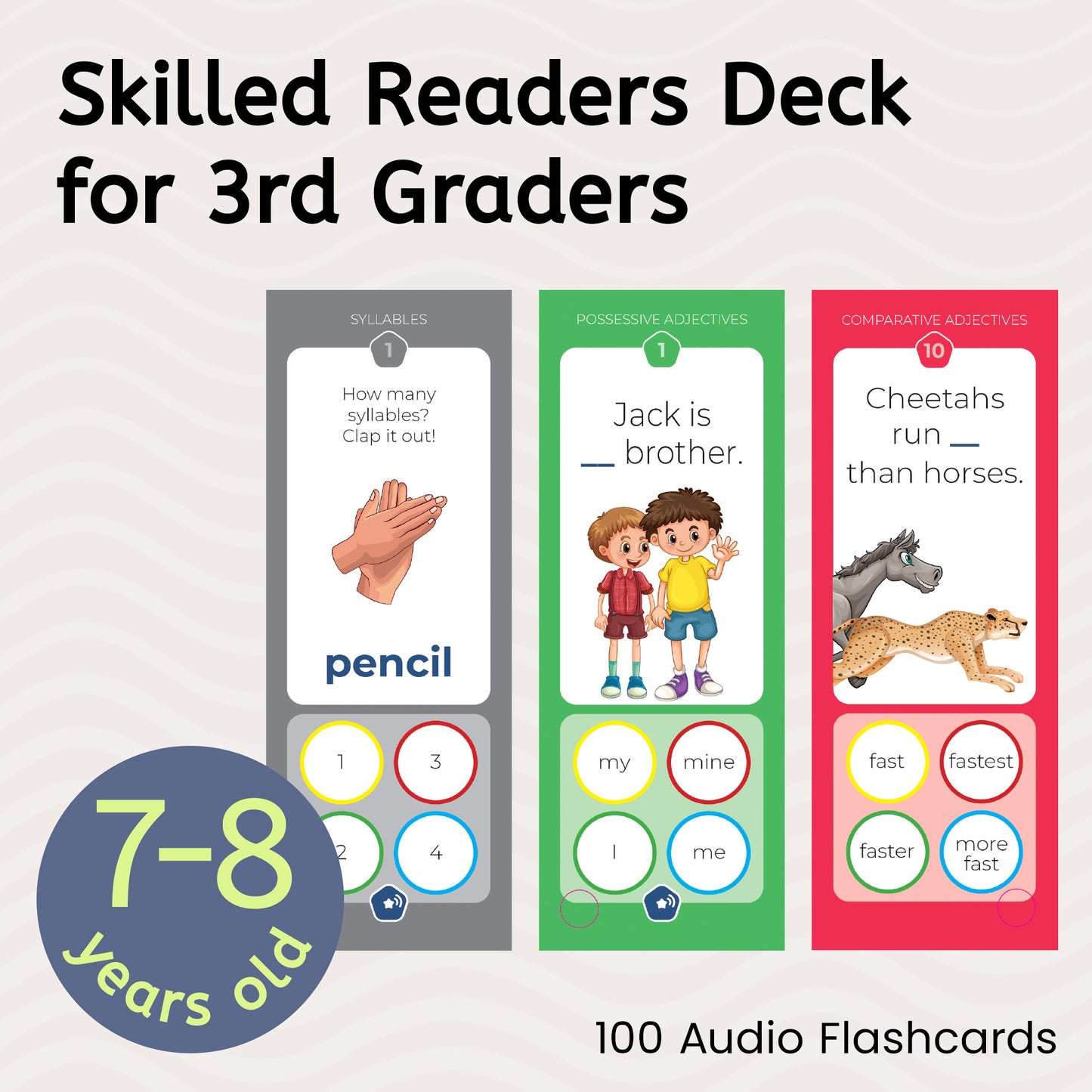 Skilled Readers Deck for 3rd Graders