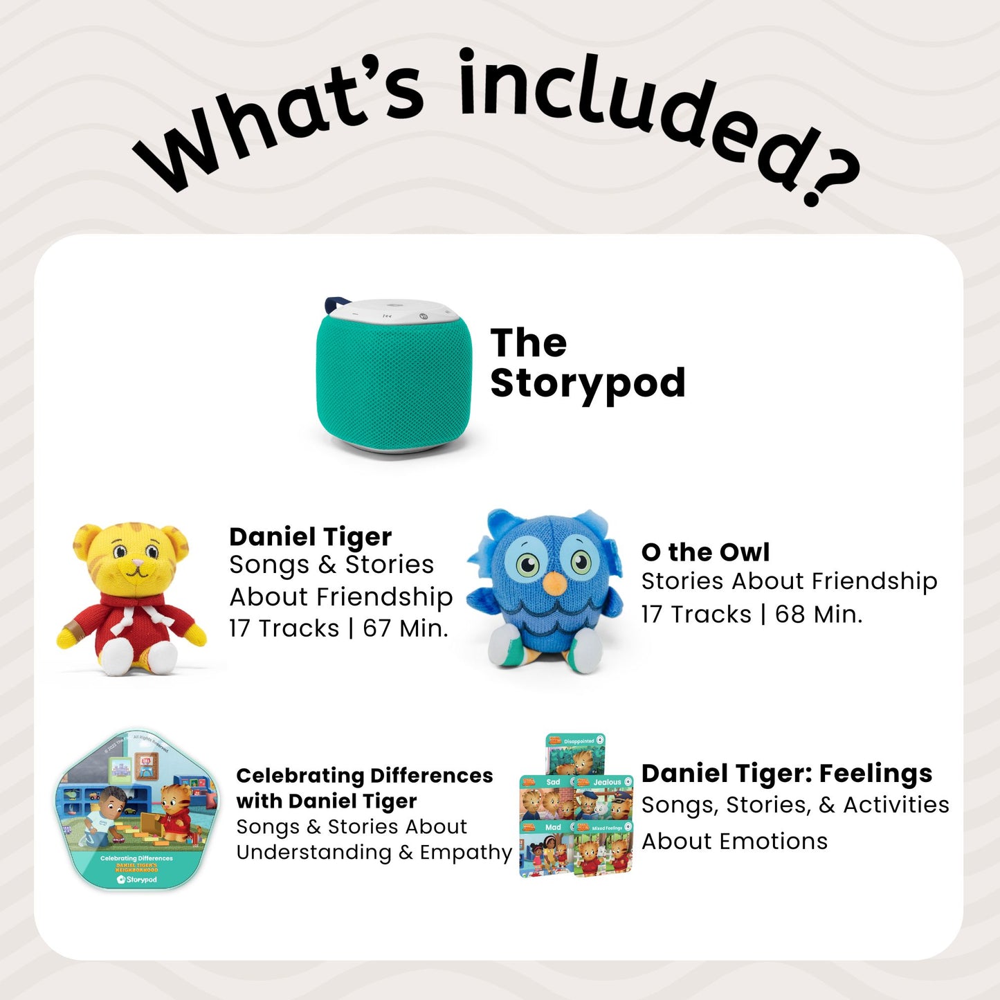 The Storypod Daniel Tiger Bundle