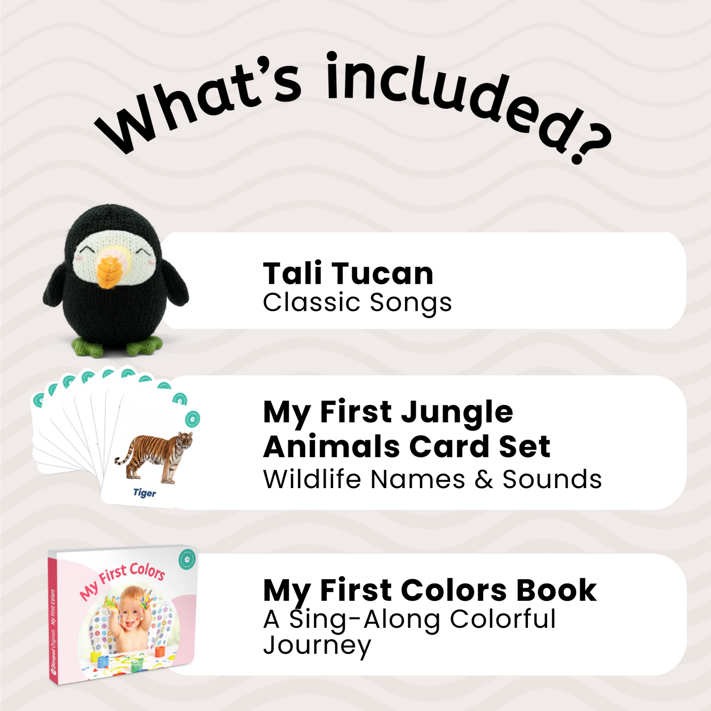 Colors & Jungle Animals Set